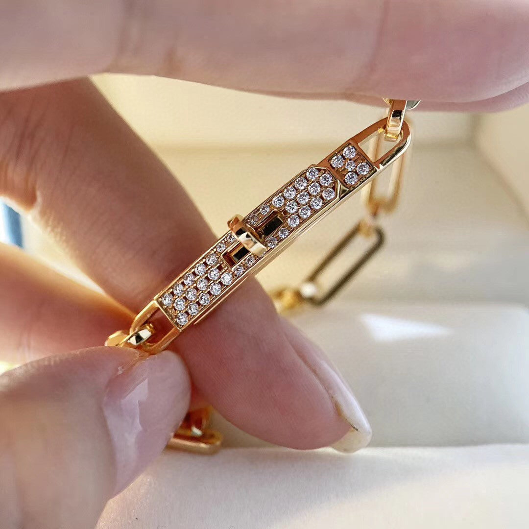 [Together Jewelry]CHAINE BRACELET SMALL MODEL DIAMOND