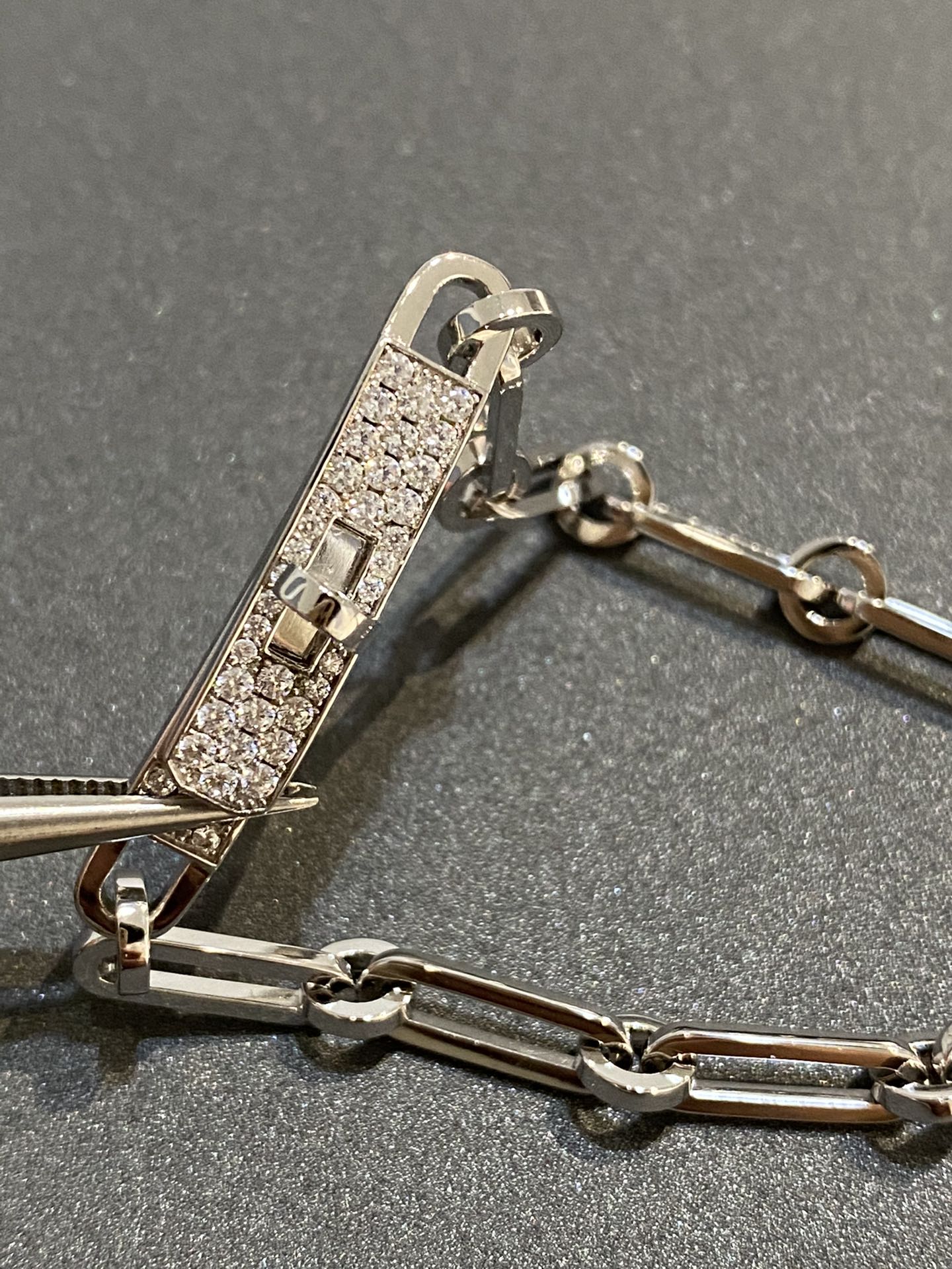 [Together Jewelry]CHAINE BRACELET SMALL MODEL DIAMOND
