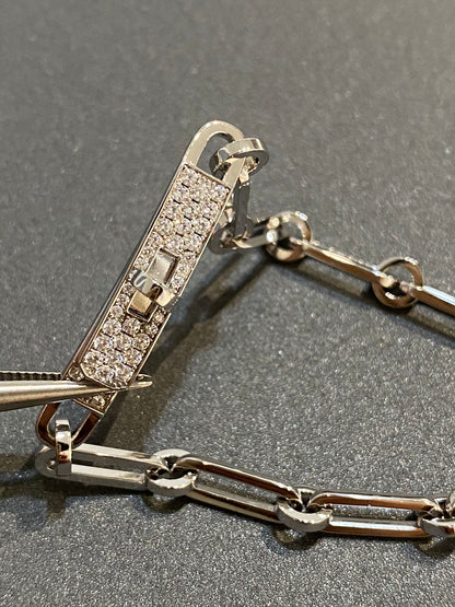 [Together Jewelry]CHAINE BRACELET SMALL MODEL DIAMOND