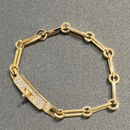 [Together Jewelry]CHAINE BRACELET SMALL MODEL DIAMOND