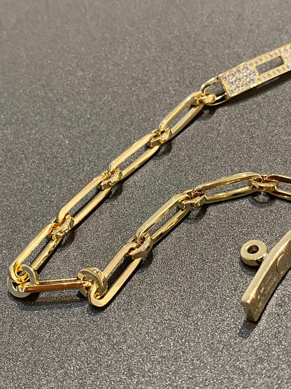 [Together Jewelry]CHAINE BRACELET SMALL MODEL DIAMOND
