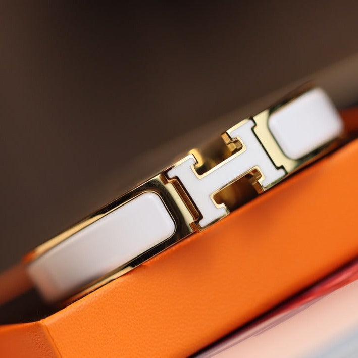 [Together Jewelry]H BRACELET 12MM GOLD