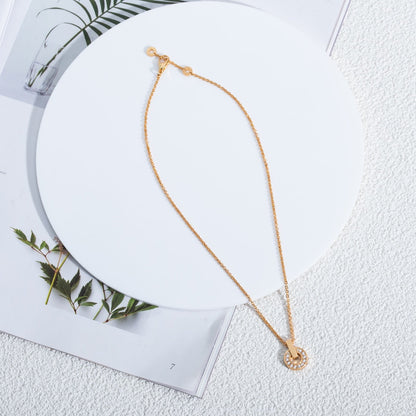 [Together Jewelry]GARI NECKLACE PINK GOLD DIAMOND