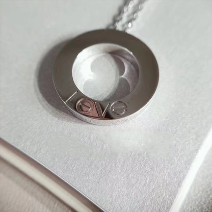 [Together Jewelry]LOVE NECKLACE ADJUSTABLE SILVER