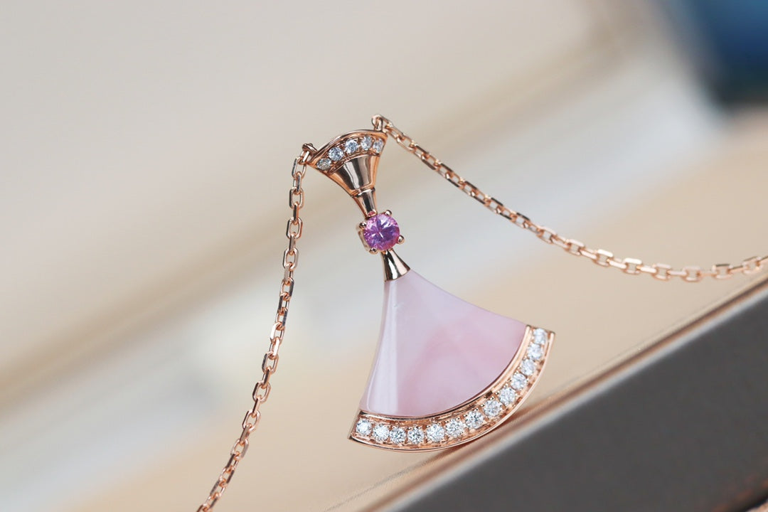 [Together Jewelry]DREAM NECKLACE PINK MOP DIAMOND