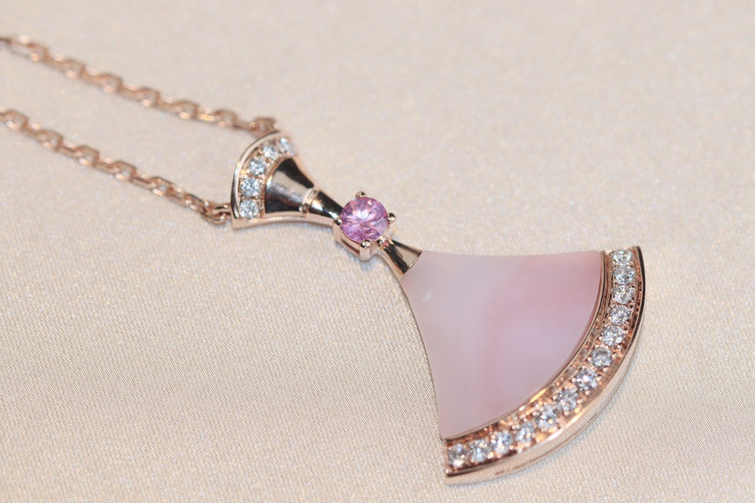 [Together Jewelry]DREAM NECKLACE PINK MOP DIAMOND