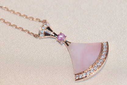 [Together Jewelry]DREAM NECKLACE PINK MOP DIAMOND