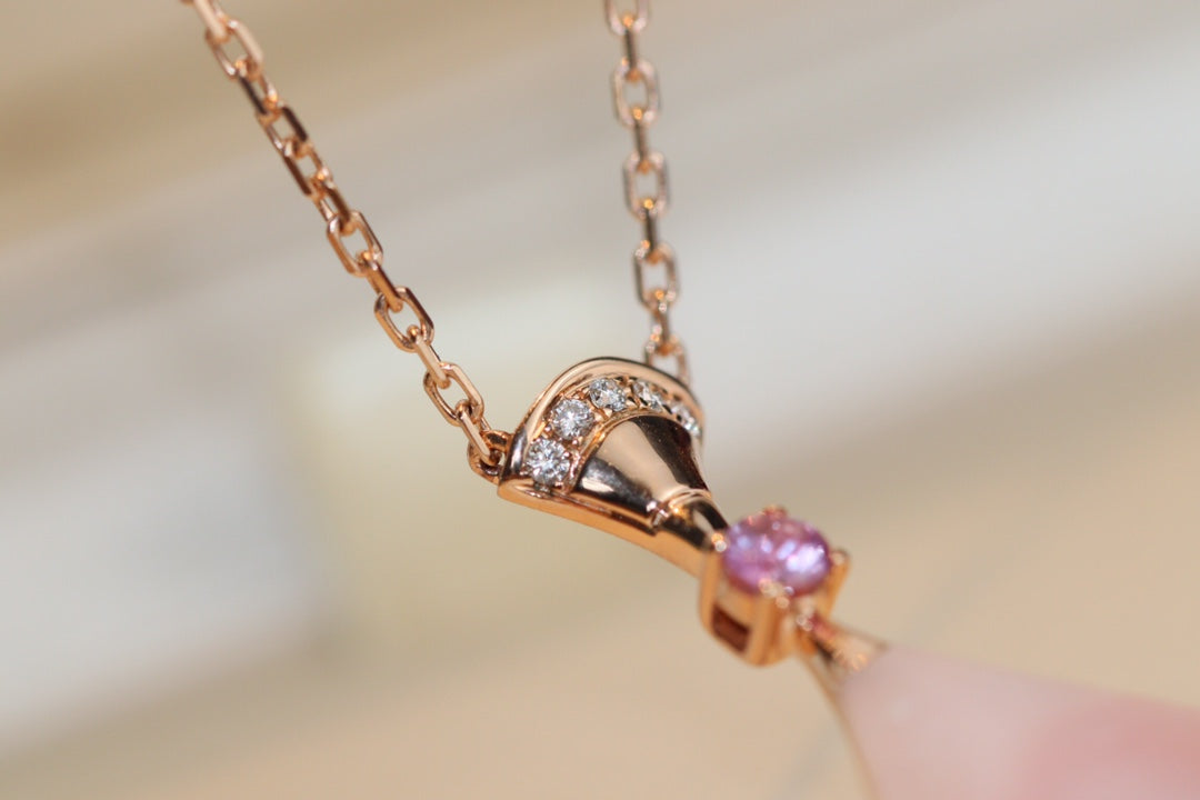 [Together Jewelry]DREAM NECKLACE PINK MOP DIAMOND