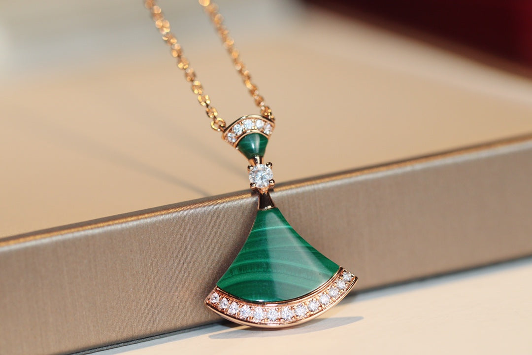 [Together Jewelry]DREAM NECKLACE MALACHITE DIAMOND