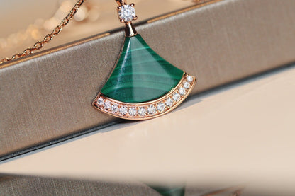 [Together Jewelry]DREAM NECKLACE MALACHITE DIAMOND