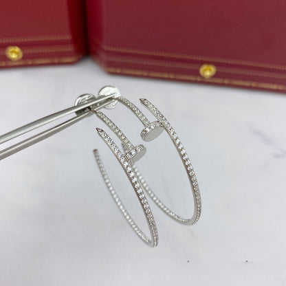 [Together Jewelry]JUSTE EARRINGS FULL DIAMONDS 1.8MM