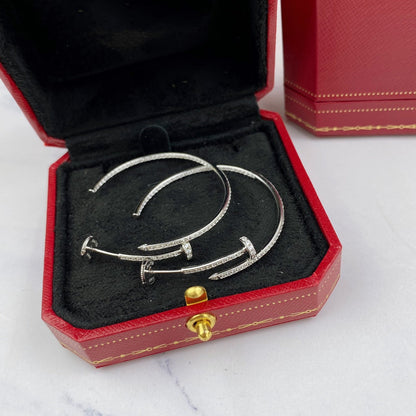 [Together Jewelry]JUSTE EARRINGS FULL DIAMONDS 1.8MM