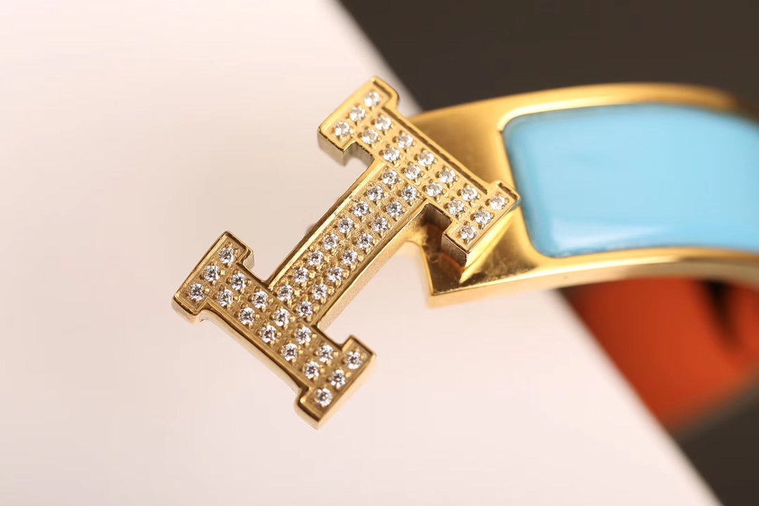 [Together Jewelry]H CLOUD BLUE BRACELET GOLD DIAMOND