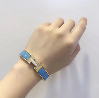 [Together Jewelry]H CLOUD BLUE BRACELET GOLD DIAMOND