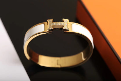 [Together Jewelry]H BRACELET GOLD DIAMOND