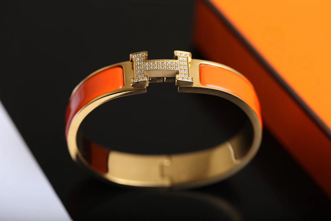 [Together Jewelry]H BRACELET GOLD DIAMOND