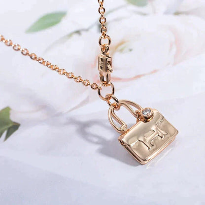 [Together Jewelry]AMULETTE PEDANT ROSE GOLD NECKLACE