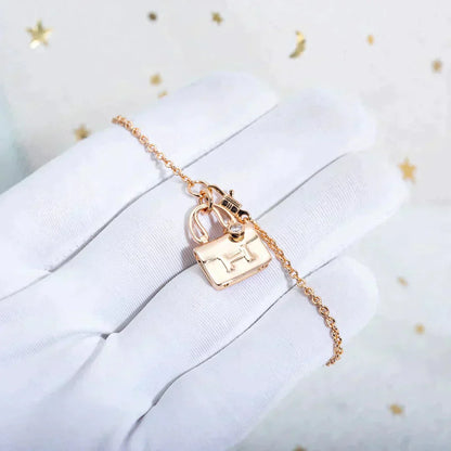 [Together Jewelry]AMULETTE PEDANT ROSE GOLD NECKLACE
