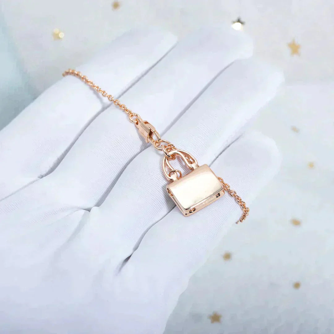 [Together Jewelry]AMULETTE PEDANT ROSE GOLD NECKLACE