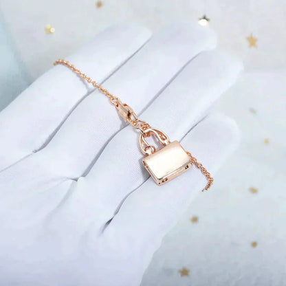 [Together Jewelry]AMULETTE PEDANT ROSE GOLD NECKLACE