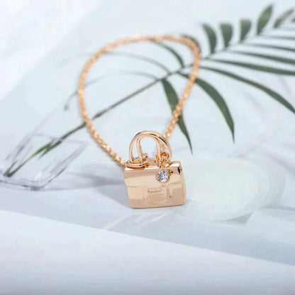 [Together Jewelry]AMULETTE PEDANT ROSE GOLD NECKLACE