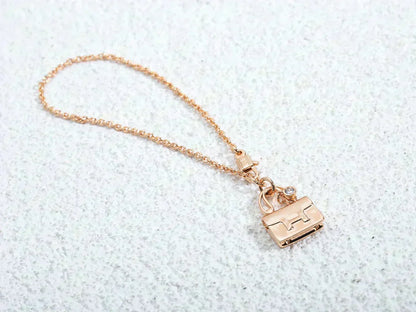 [Together Jewelry]AMULETTE PEDANT ROSE GOLD NECKLACE