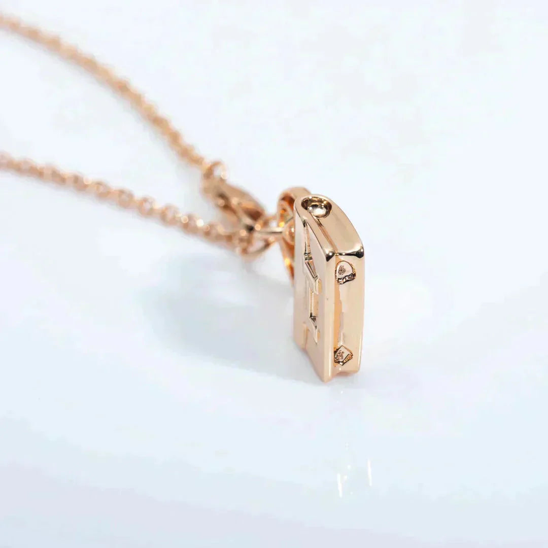 [Together Jewelry]AMULETTE PEDANT ROSE GOLD NECKLACE