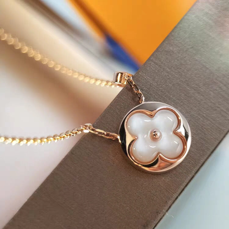 [Together Jewelry]SUN MOP GOLD 1 DIAMOND NECKLACE