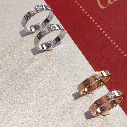 [Together Jewelry]LOVE RING 3.6MM 1 BIG DIAMOND
