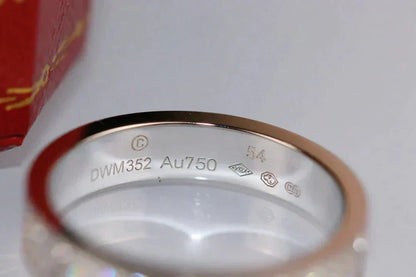 [Together Jewelry]LOVE RING 3.6MM DIAMOND PAVED