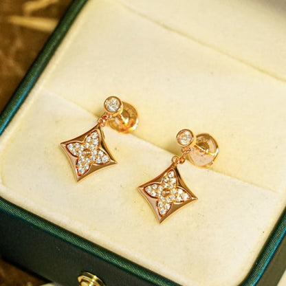 [Together Jewelry]STAR DIAMONDS EARRINGS GOLD