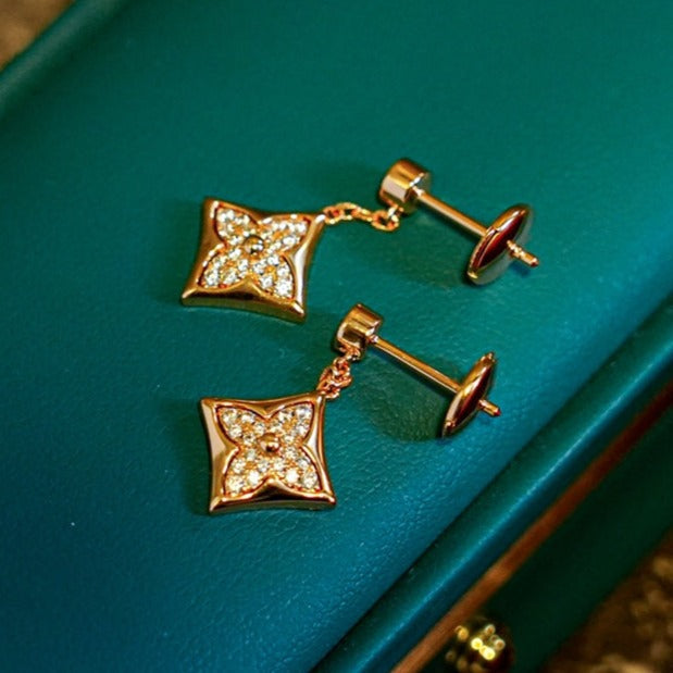 [Together Jewelry]STAR DIAMONDS EARRINGS GOLD