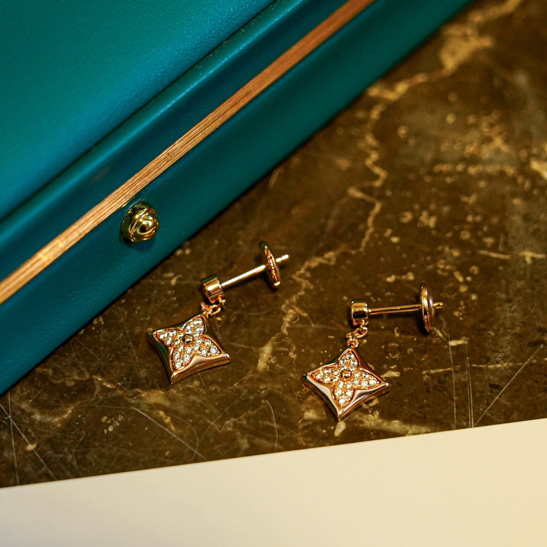 [Together Jewelry]STAR DIAMONDS EARRINGS GOLD