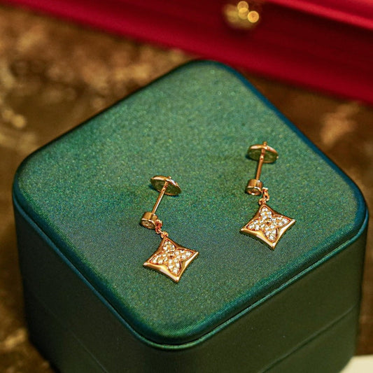[Together Jewelry]STAR DIAMONDS EARRINGS GOLD