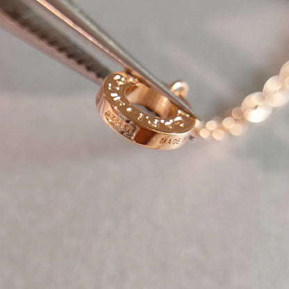 [Together Jewelry]ZERO 1 NECKLACE PINK GOLD