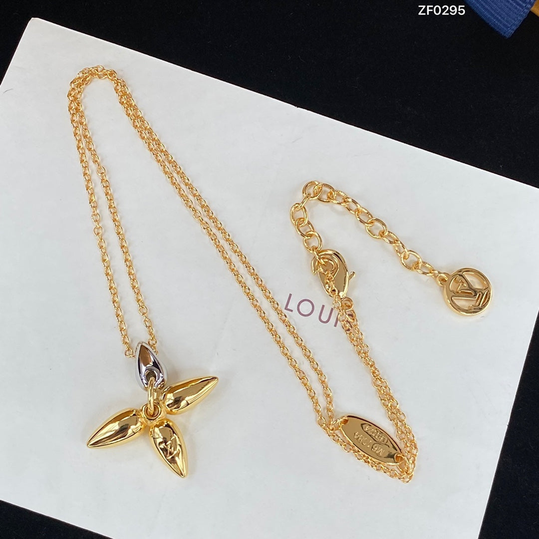[Together Jewelry]LOUISETTE PEDANT GOLD NECKLACE