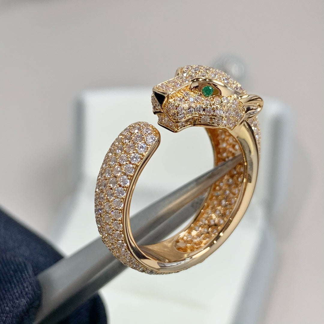 [Together Jewelry]PANTHERE PINK GOLD DIAMOND RING