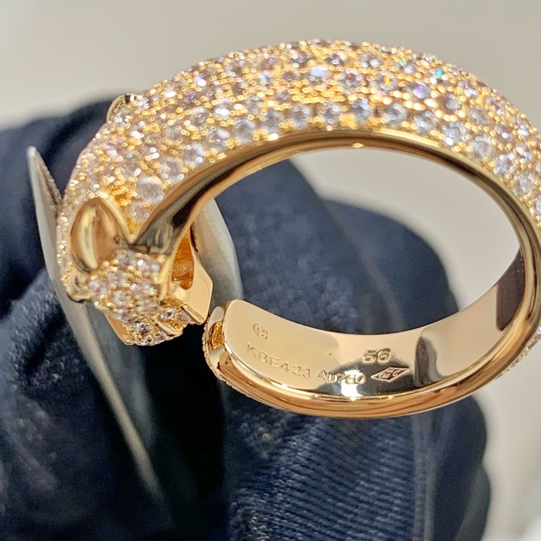 [Together Jewelry]PANTHERE PINK GOLD DIAMOND RING