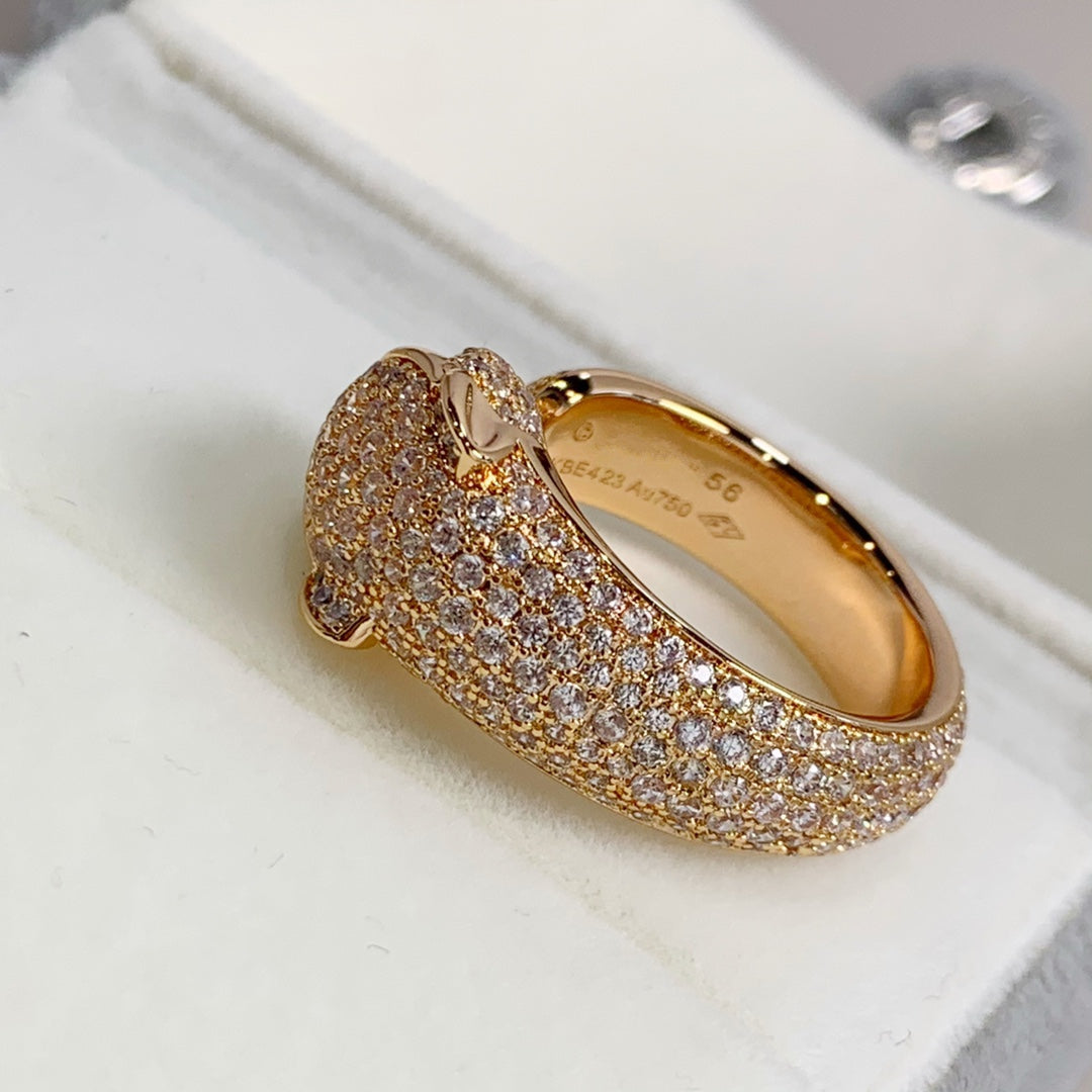 [Together Jewelry]PANTHERE PINK GOLD DIAMOND RING