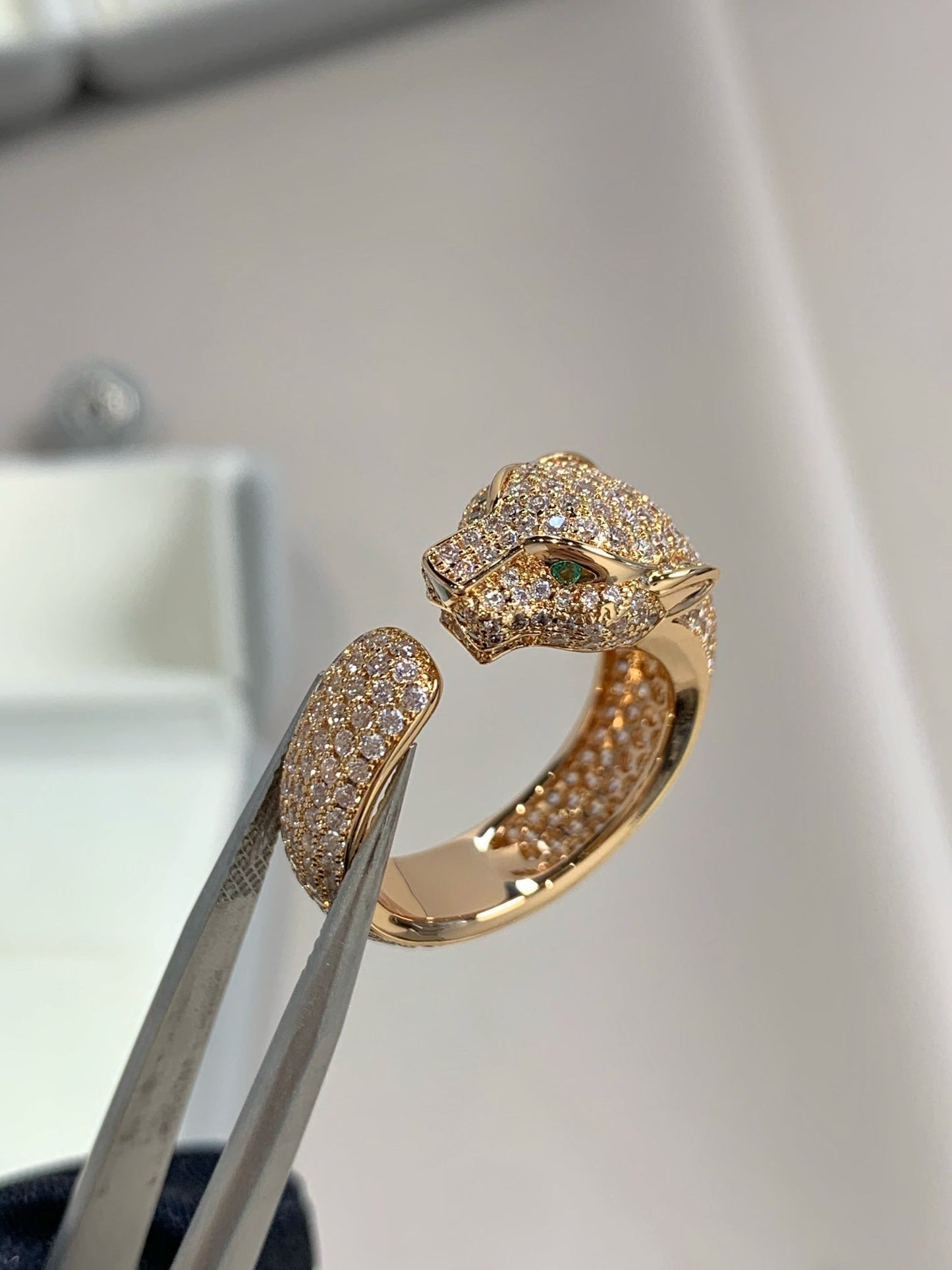 [Together Jewelry]PANTHERE PINK GOLD DIAMOND RING