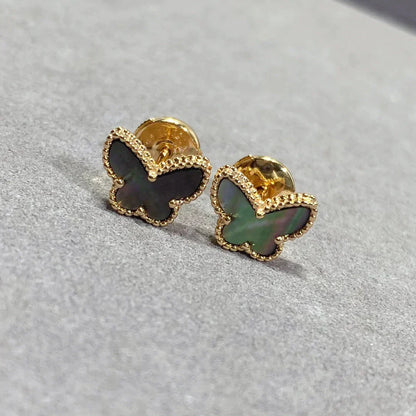 [Together]BUTTERFLY DARK MOP  EARRINGS