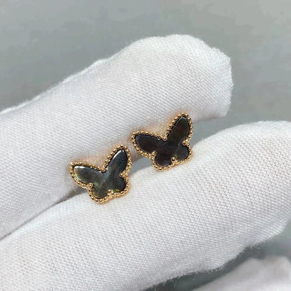 [Together]BUTTERFLY DARK MOP  EARRINGS