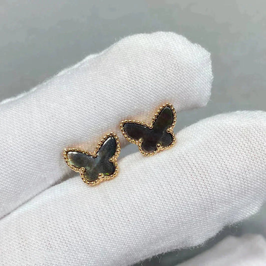 [Together]BUTTERFLY DARK MOP  EARRINGS