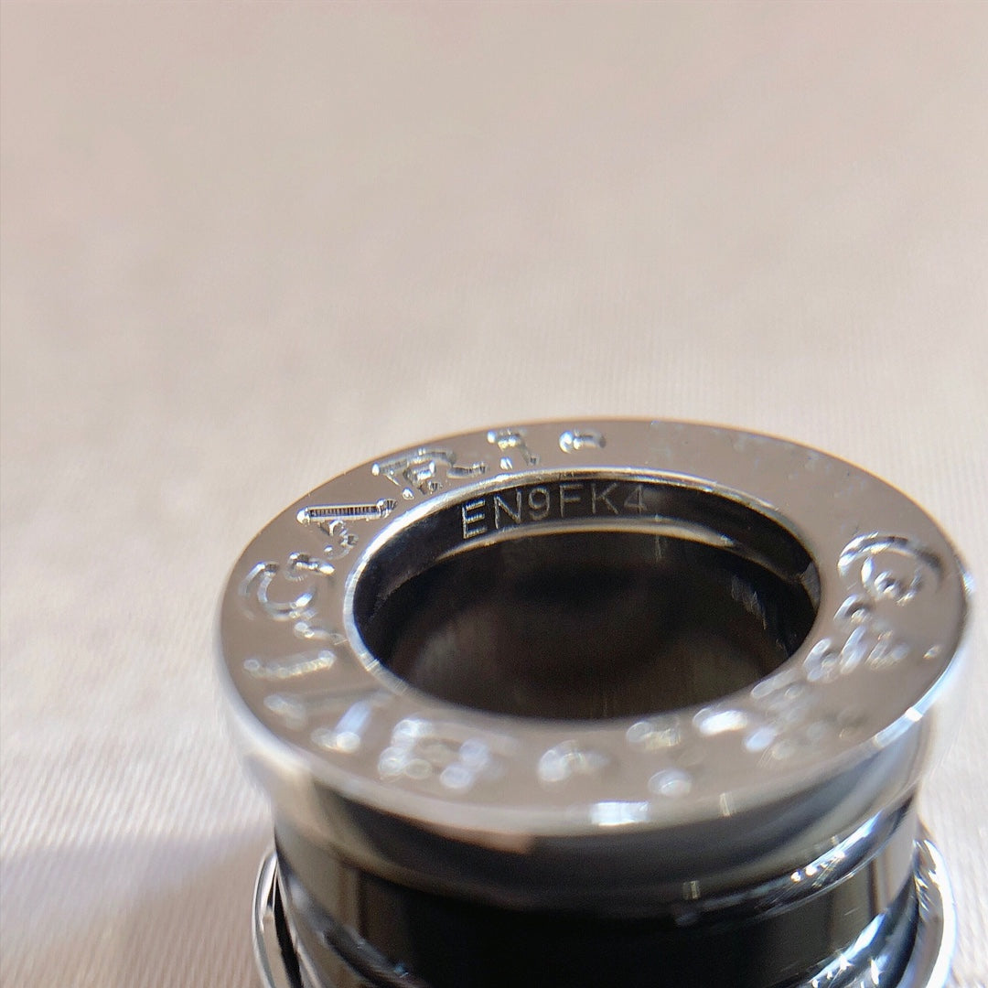 [Together Jewelry]ZERO 1 BLACK CERAMIC SILVER NECKLACE
