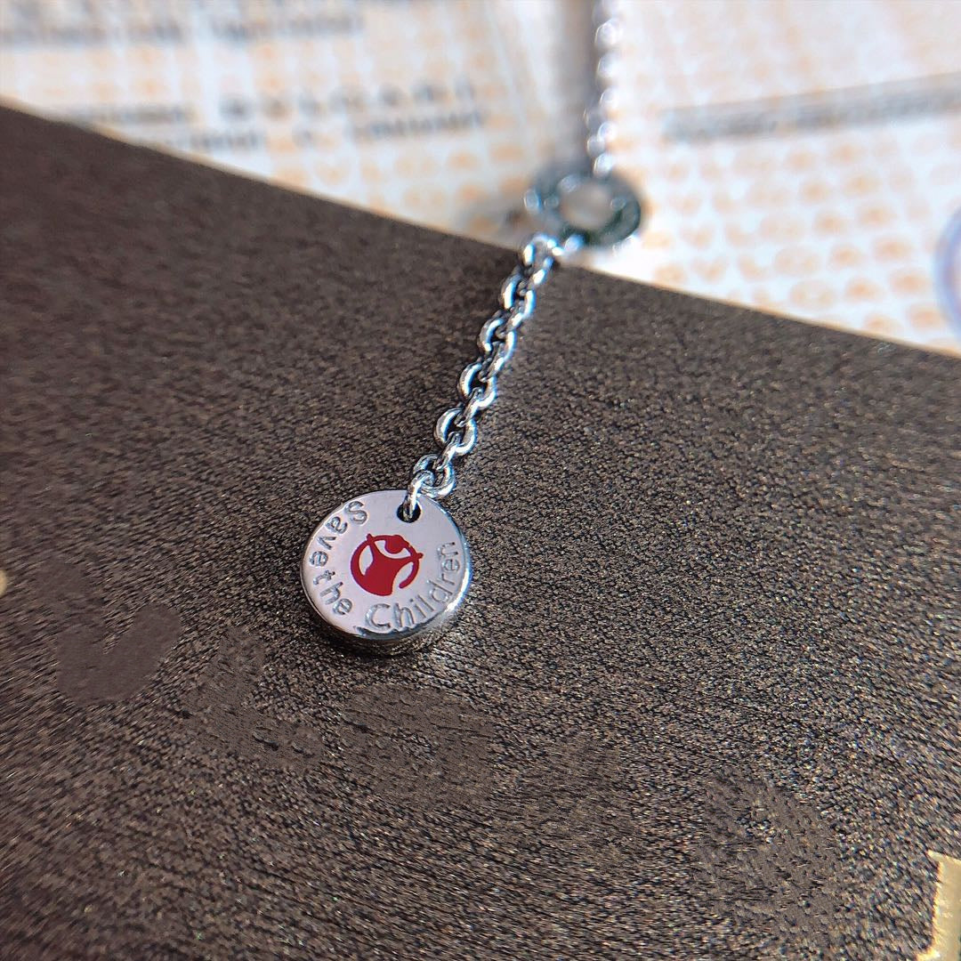 [Together Jewelry]ZERO 1 BLACK CERAMIC SILVER NECKLACE