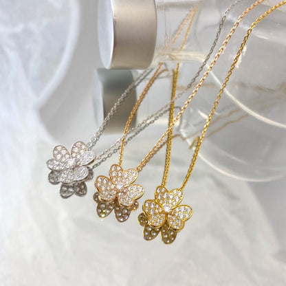 [Together]FLOWER DIAMOND NECKLACE