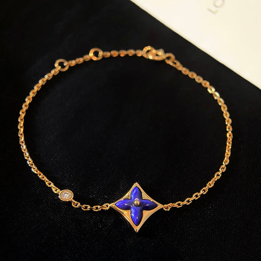[Together Jewelry]COLOR STAR PINK GOLD DIAMOND BRACELET