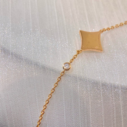 [Together Jewelry]COLOR STAR PINK GOLD DIAMOND BRACELET