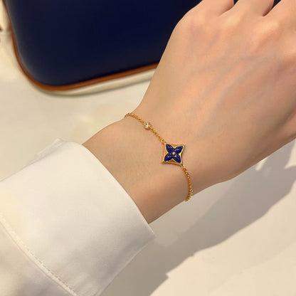 [Together Jewelry]COLOR STAR PINK GOLD DIAMOND BRACELET