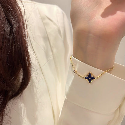[Together Jewelry]COLOR STAR PINK GOLD DIAMOND BRACELET